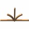 Ekena Millwork Redmond Smooth Timber Gable Bracket, Western Red Cedar, 84"W x 49"H x 3 1/2"D x 3 1/2"F, 14/12 Pitch GBW084X49X0404RED00SWR - alternate 4